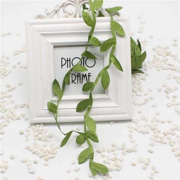 327 Ft Artificial Vines Fake Hanging Plants Leaves Ribbon Leaf Vine Trim Foliage - Picture 6 of 7